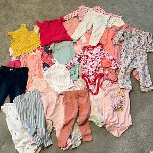 Huge baby girl spring and summer lot